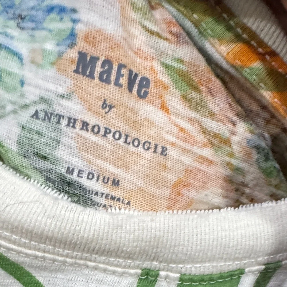 Anthropologie Maeve  Print Women's Tee - Picture 3 of 4